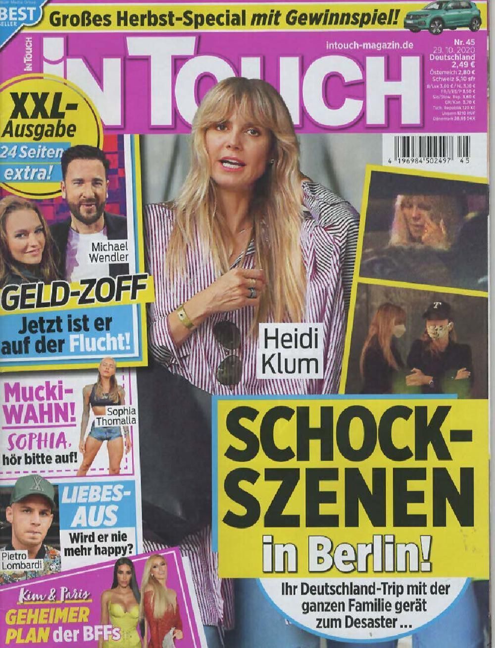 Intouch Magazin Deutschland 2021-45 Heidi Klum