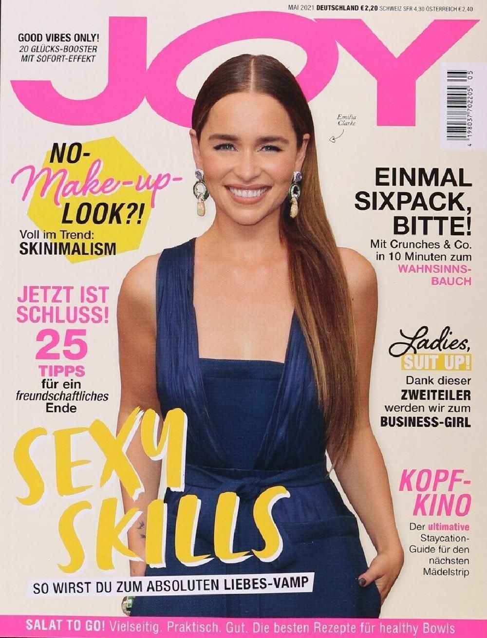 Joy Revista Alemanha 2021-05 Emilia Clarke Edição original