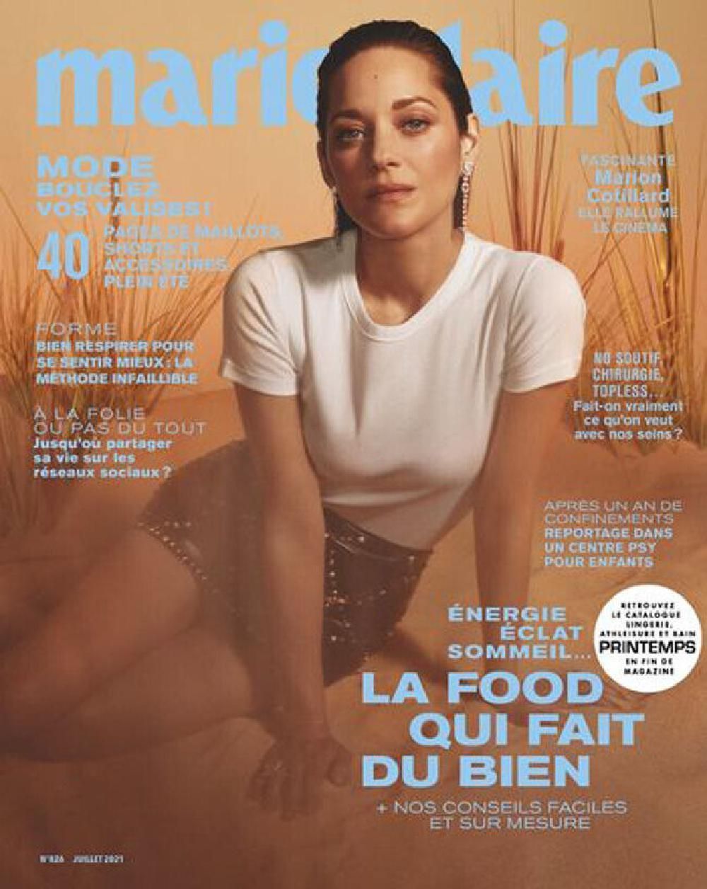 Marie Claire Magazin Frankreich 2021 #826 Marion Cotillard