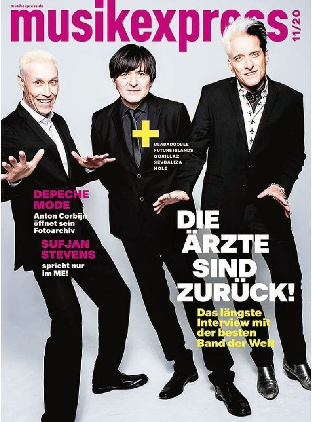 Musikexpress Magazin Deutschland 2020-11 Die Ärzte Depeche Mode Anton Corbijn