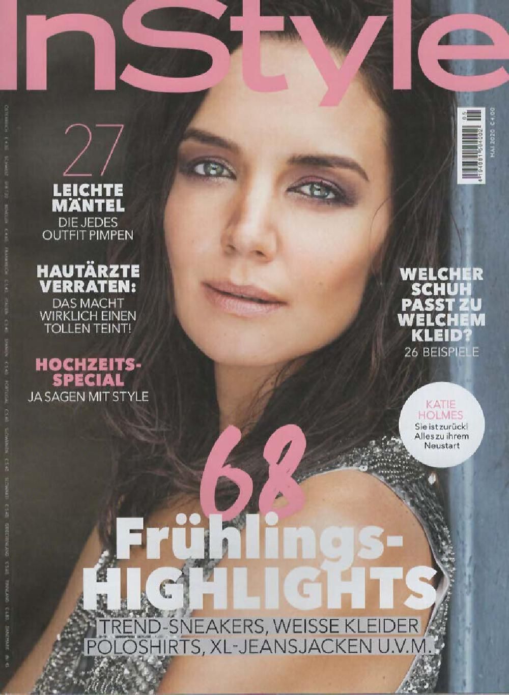InStyle Magazin Deutschland 2020-05 Katie Holmes