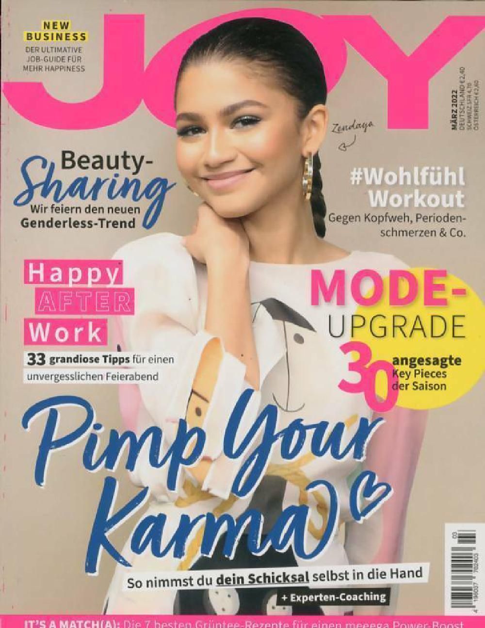 Joy Magazin Deutschland 2022-03 Zendaya