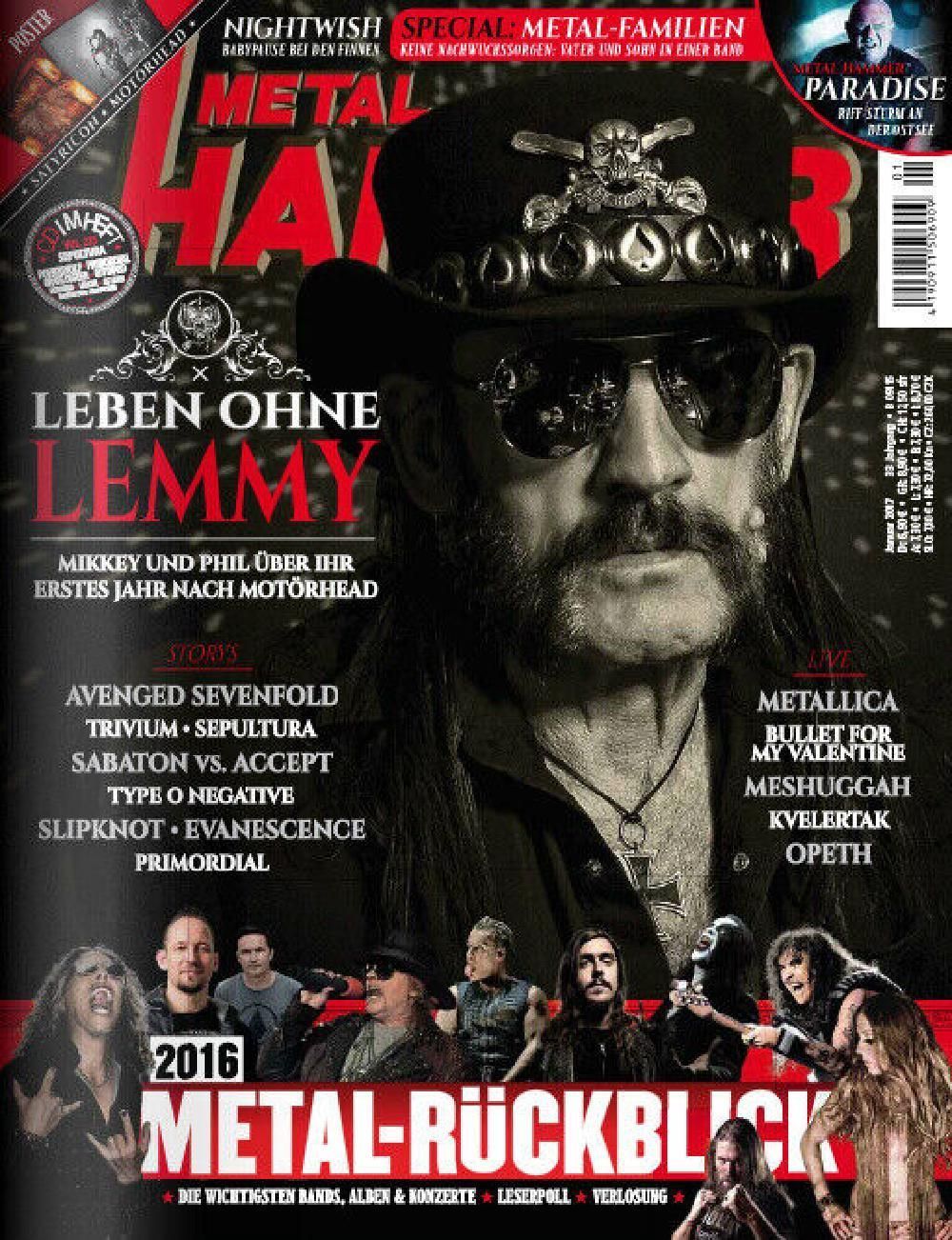 Metal Hammer Magazin Deutschland 2017-01 Lemmy Motörhead