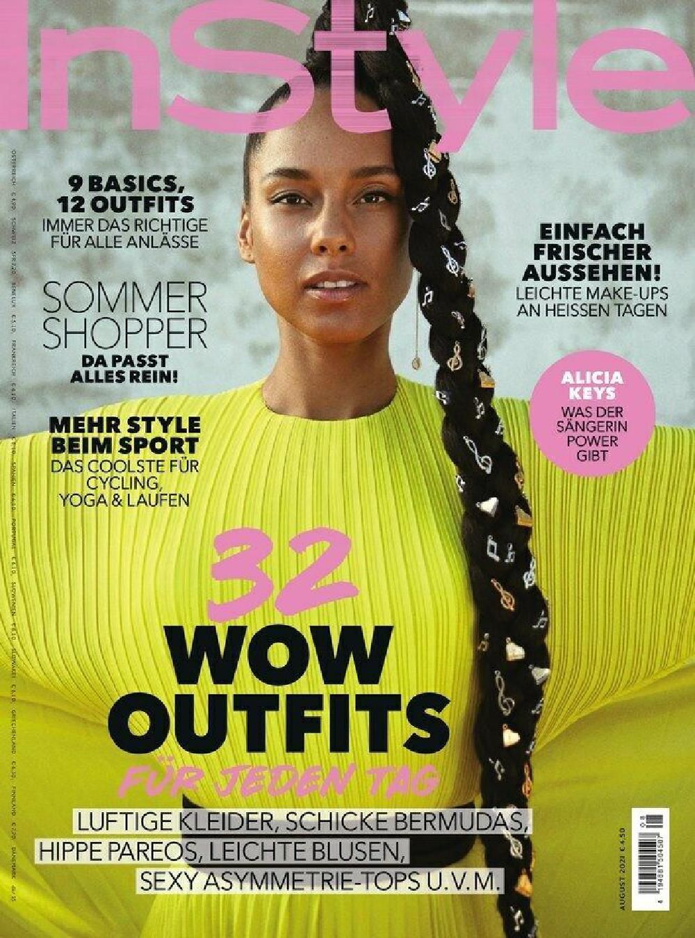 InStyle Magazin Deutschland 2021-08 Alica Keys