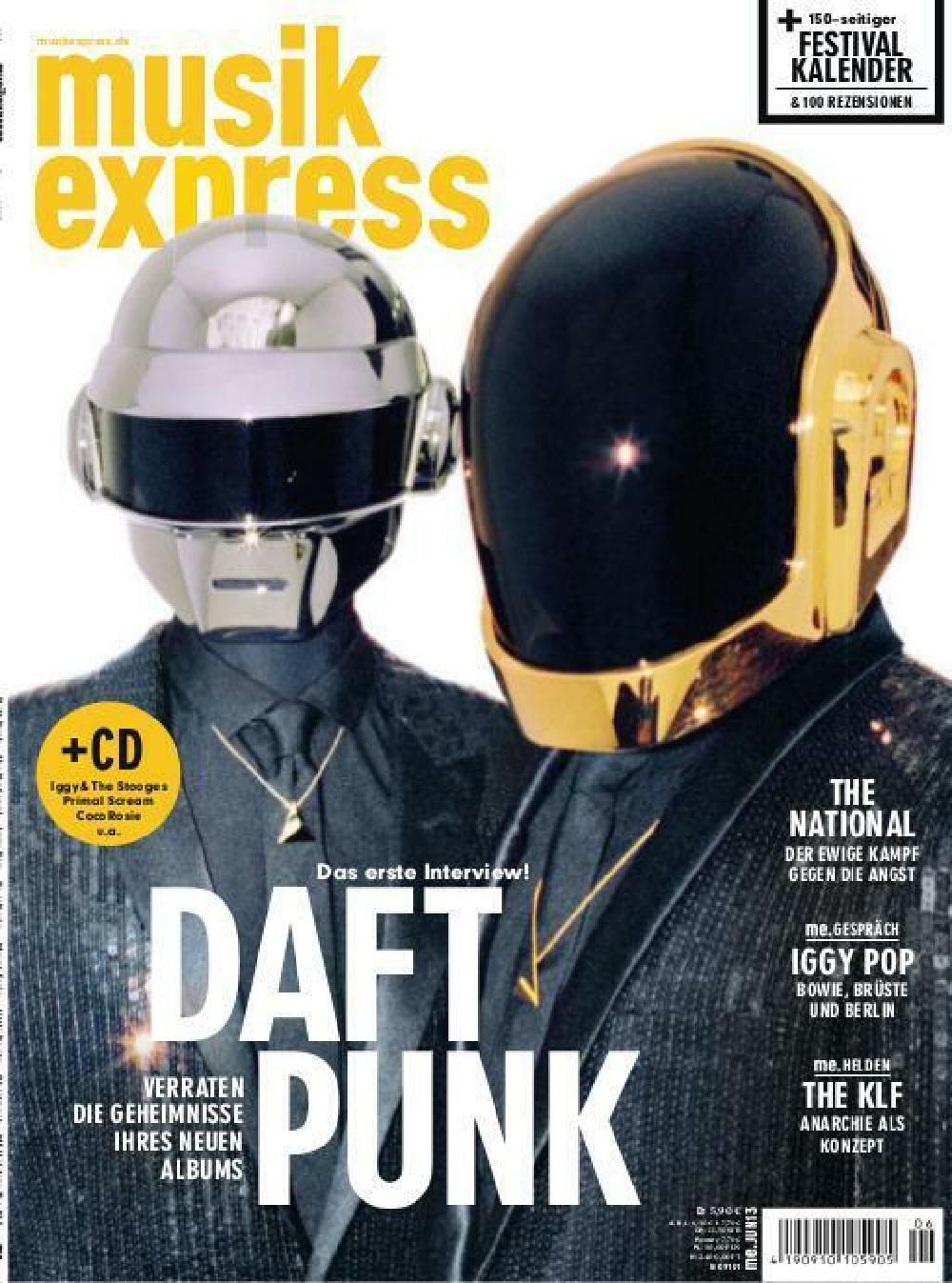 Musikexpress Magazin Deutschland 2013-06 Daft Punk Iggy Pop