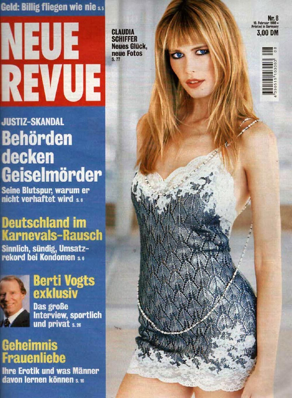 Neue Revue Magazin Deutschland 1998-08 Claudia Schiffer