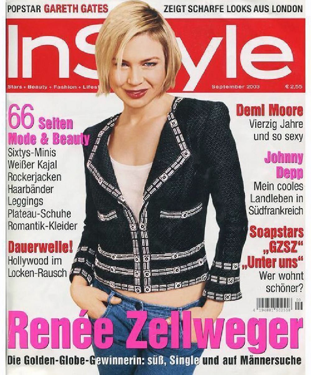 InStyle Lehti Saksa 2003-09 Renee Zellweger Alkuperäinen painos