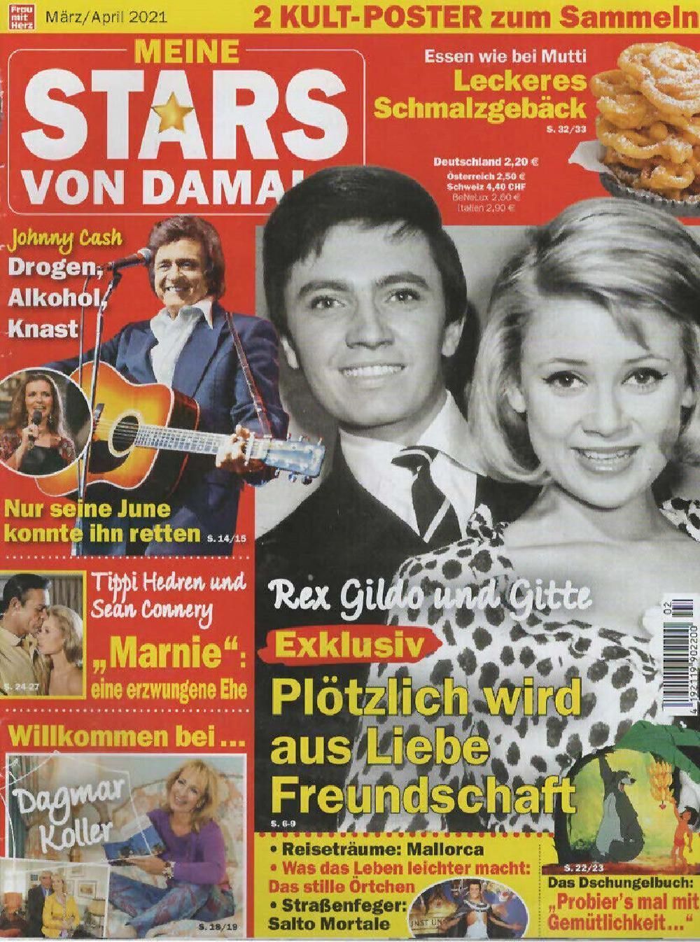 Meine Stars Von Damals Tijdschrift Duitsland 2021-03+04 Sean Connery Originele uitgave