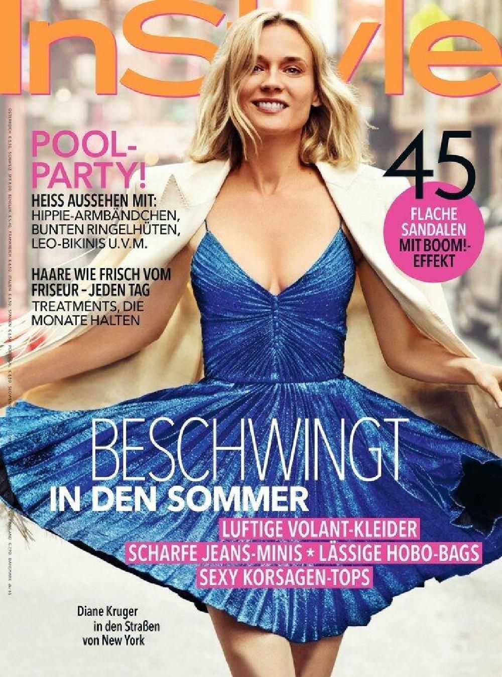 InStyle Magazine Allemagne 2022-07 Diane Kruger Édition originale