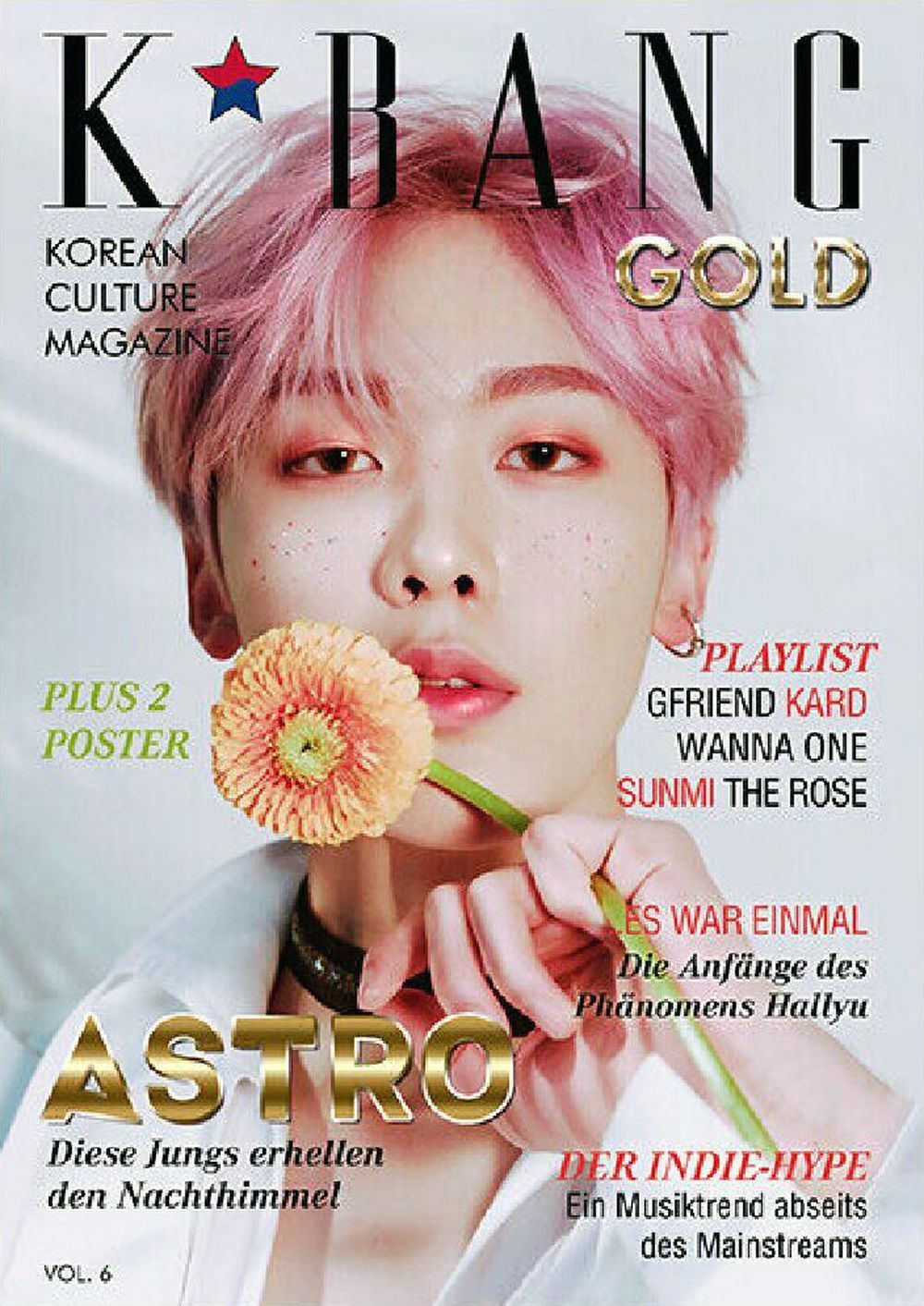 K*Bang Gold Revista Alemanha 2017 #6 Astro Edição original
