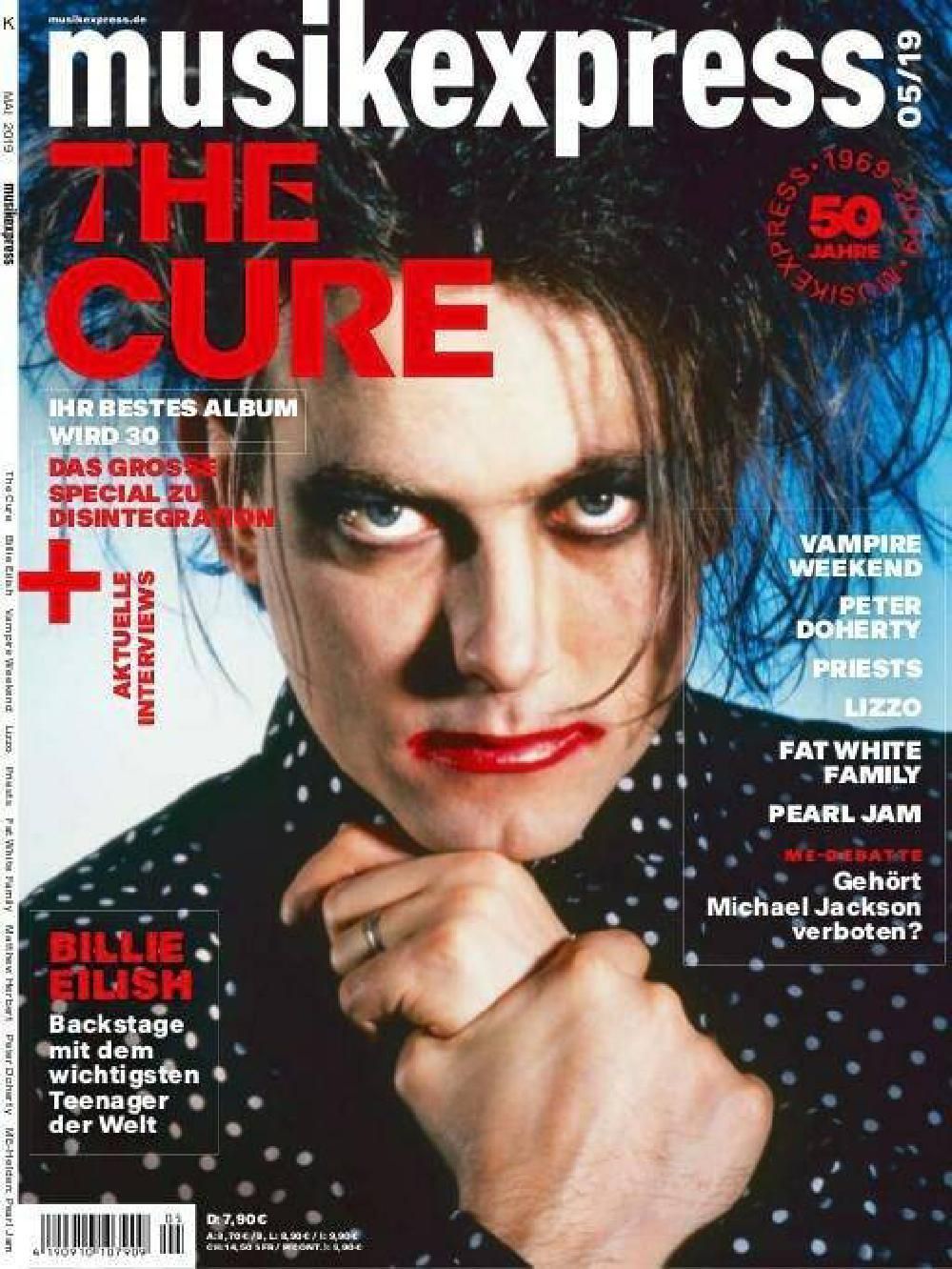 Musikexpress Magazin Deutschland 2019-05 The Cure Billie Eilish
