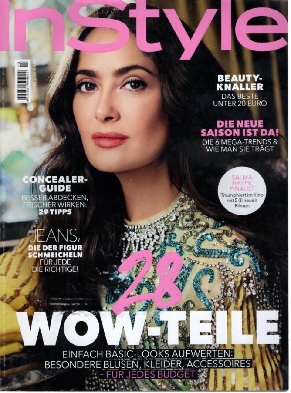 InStyle Magasin Tyskland 2020-03 Salma Hayek ACCEPTABLE