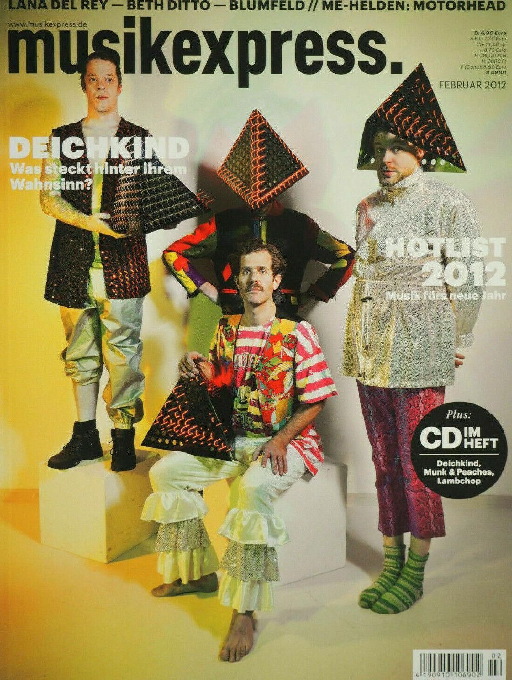 Musikexpress Magazin Deutschland 2012-02 Deichkind Lana Del Rey Beth Ditto