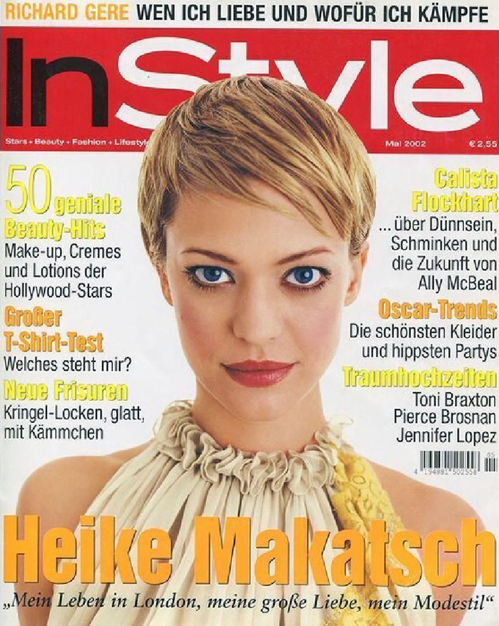 InStyle Revista Alemanha 2002-05 Heike Makatsch Edição original