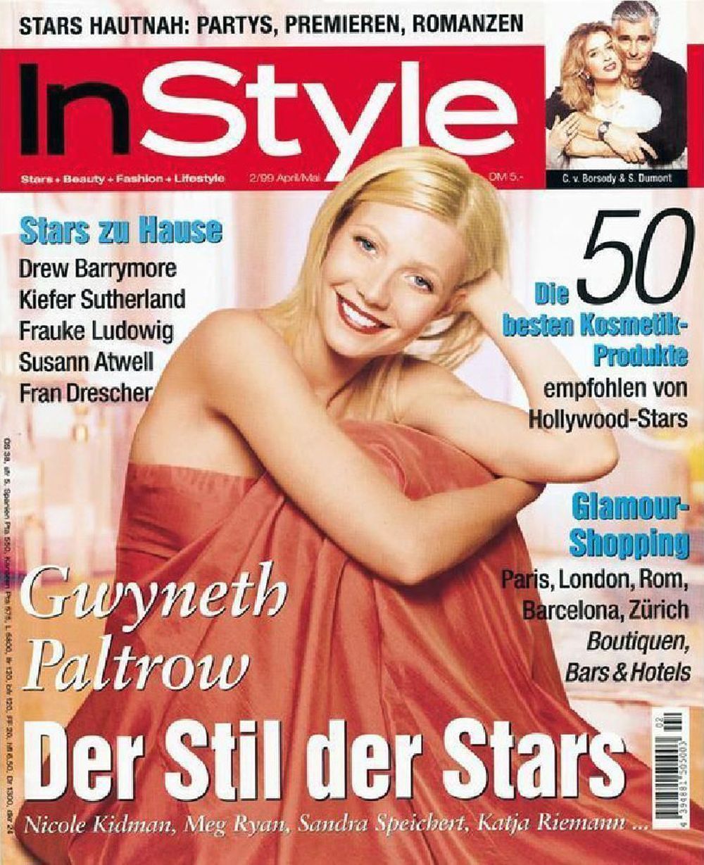 InStyle Revista Alemanha 1999-04+05 Gwyneth Paltrow Edição original