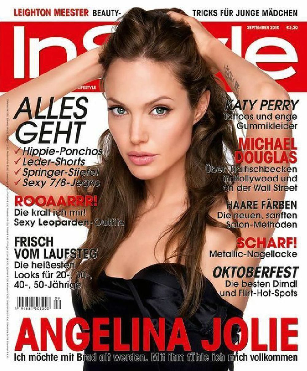 InStyle Tijdschrift Duitsland 2010-09 Angelina Jolie Originele uitgave