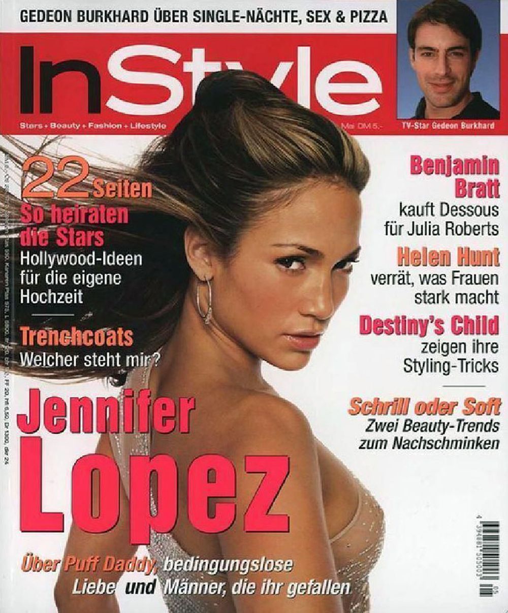 InStyle Rivista Germania 2001-05 Jennifer Lopez Edizione originale