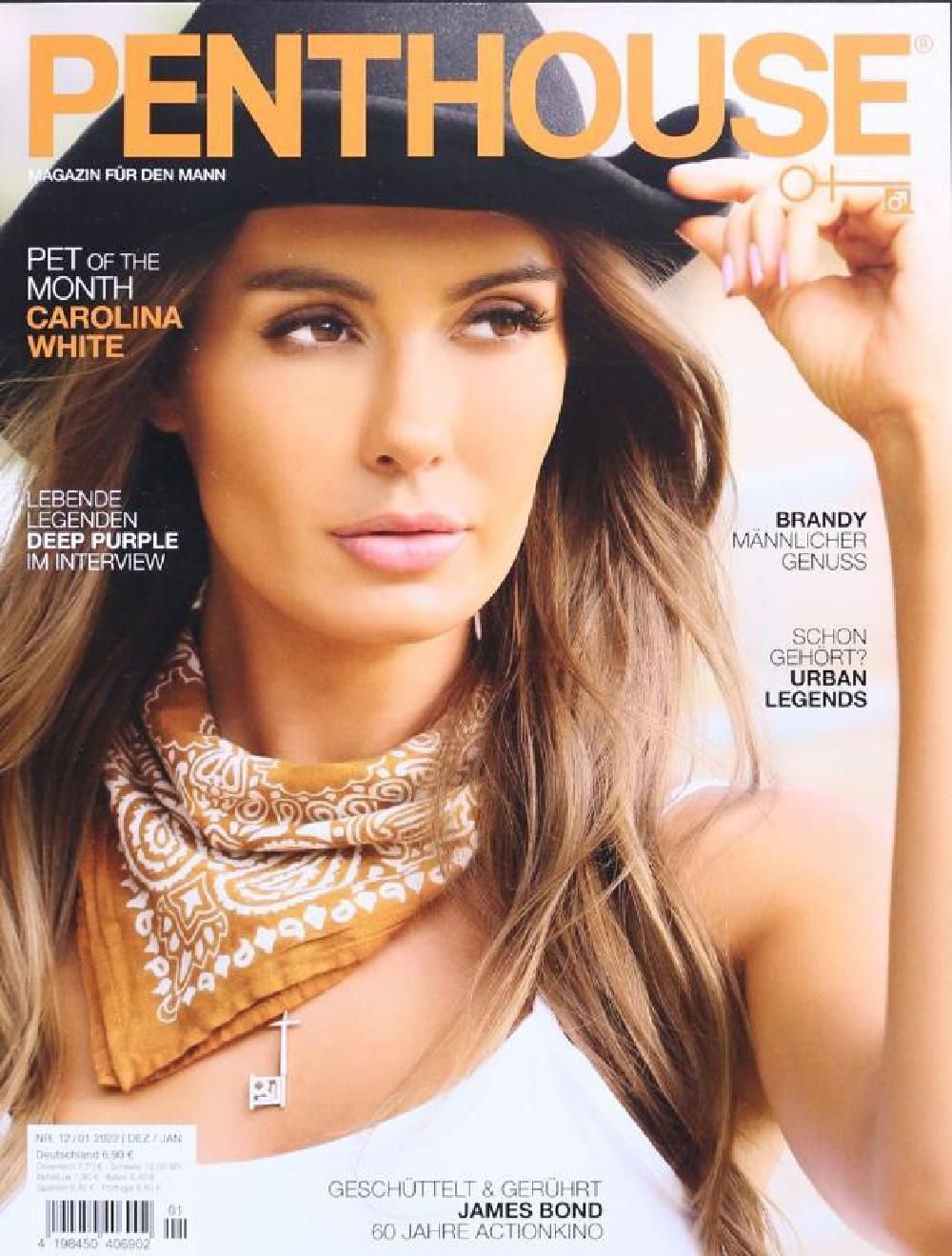 Penthouse Magazin Deutschland 2021-12+01 Carolina White