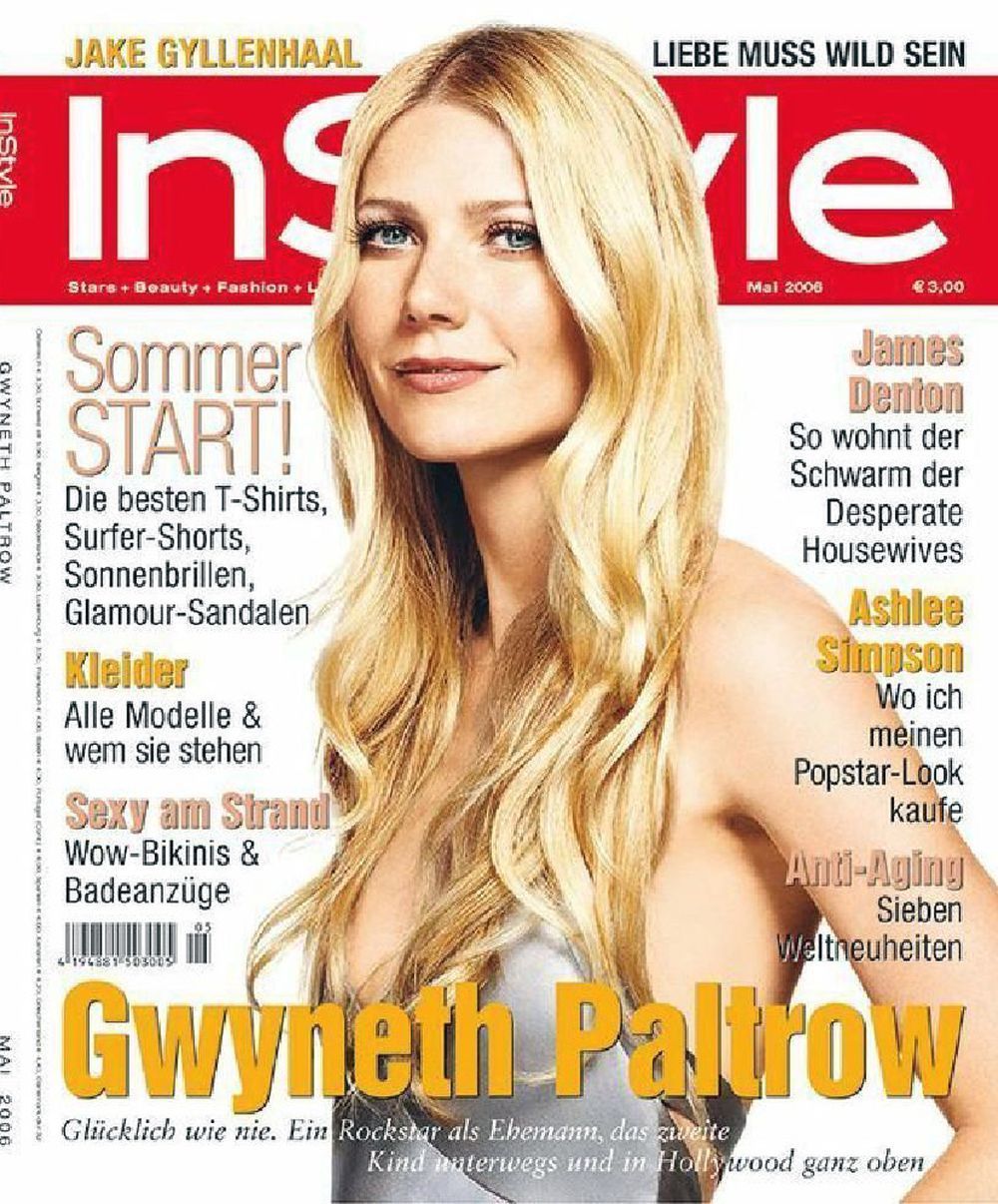InStyle Magasin Tyskland 2006-05 Gwyneth Paltrow Originaludgave