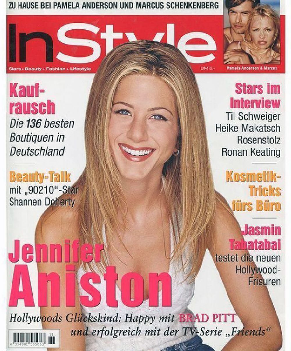InStyle Revista Alemanha 2000-11 Jennifer Aniston Edição original