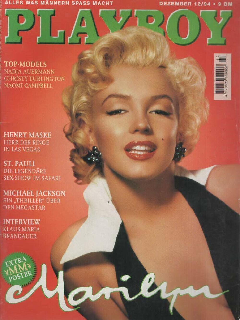 Playboy Magazin Deutschland 1994-12 Marilyn Monroe