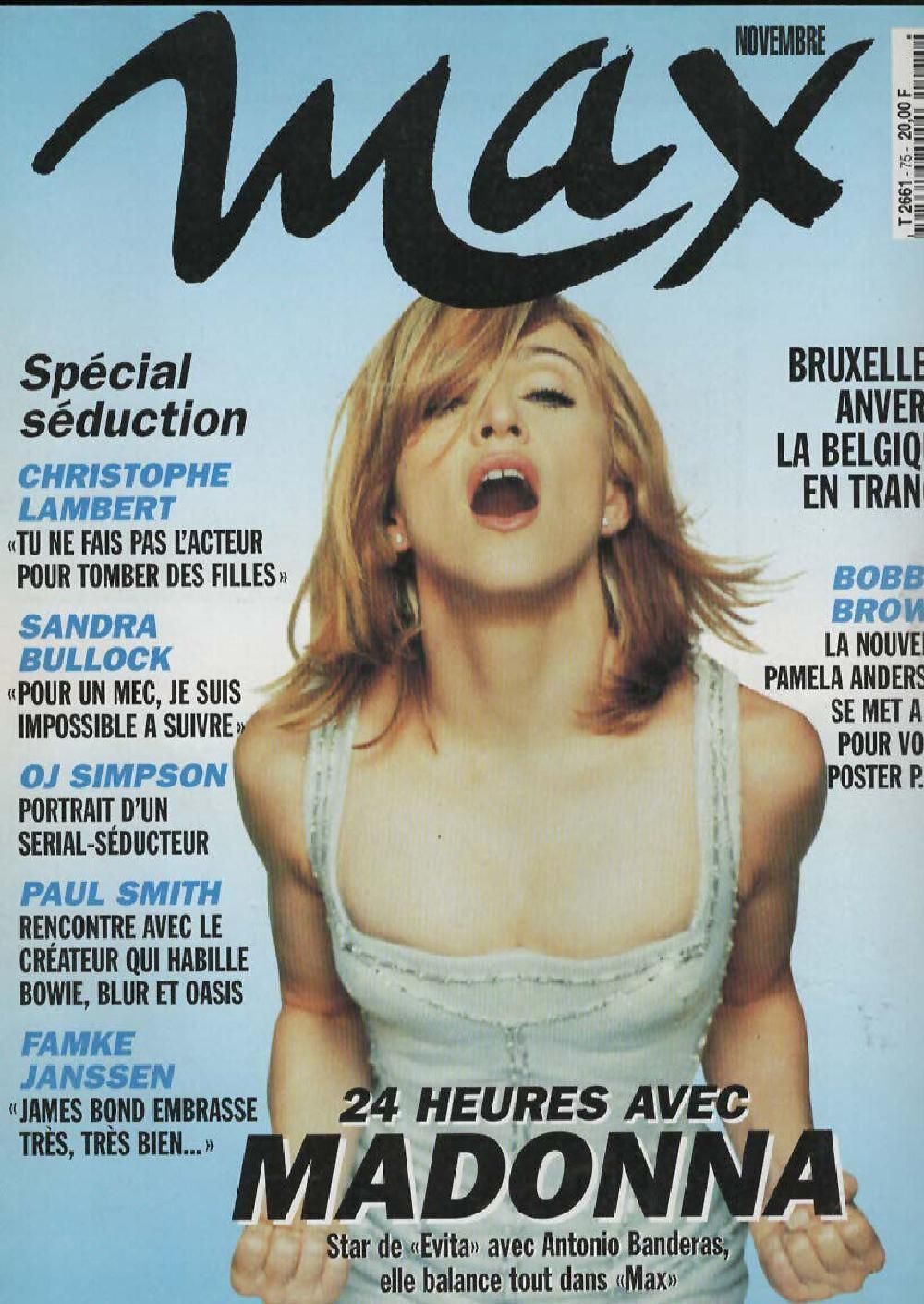 Max Magazin Frankreich 1995-11 Madonna