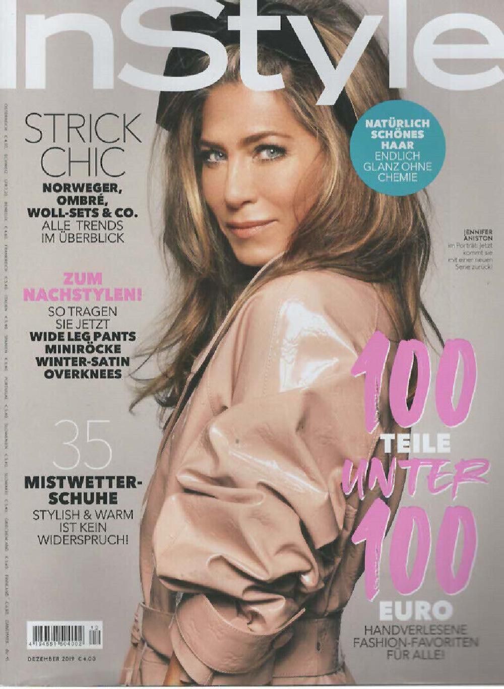 InStyle Magazin Deutschland 2019-12 Jennifer Aniston