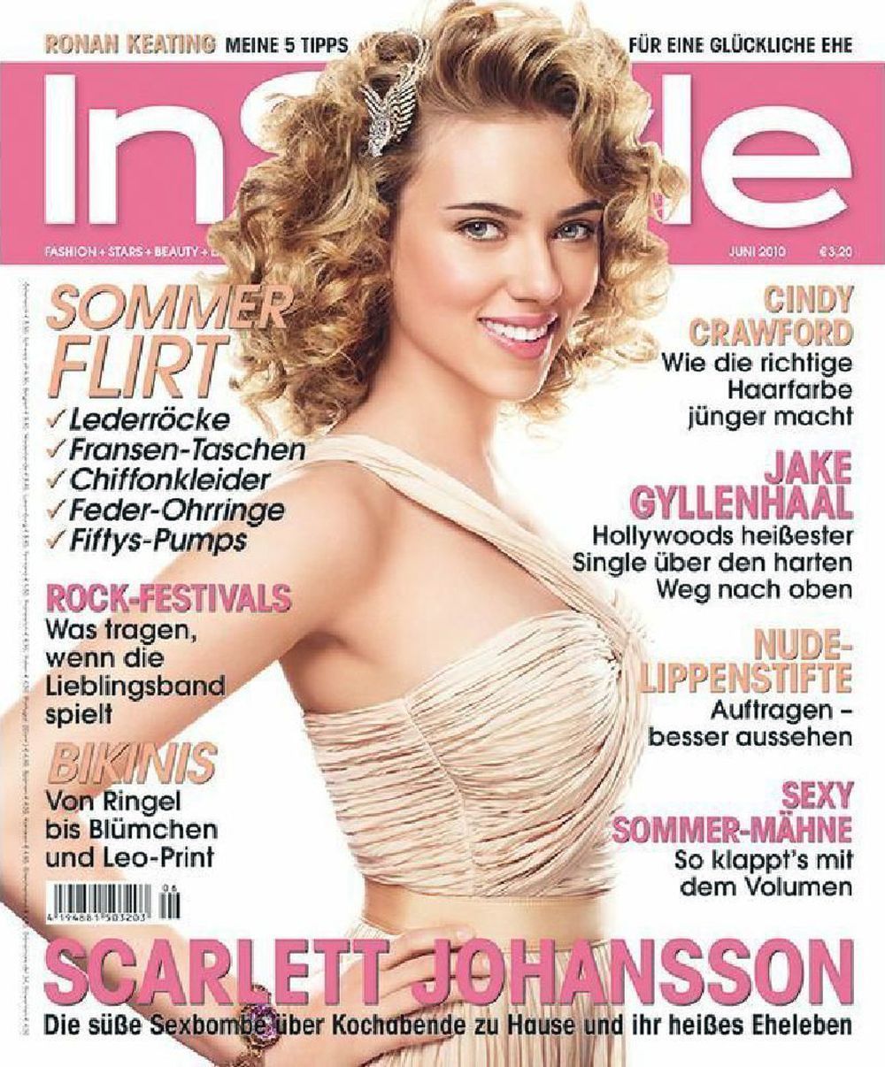 InStyle Revista Alemanha 2010-06 Scarlett Johansson Edição original