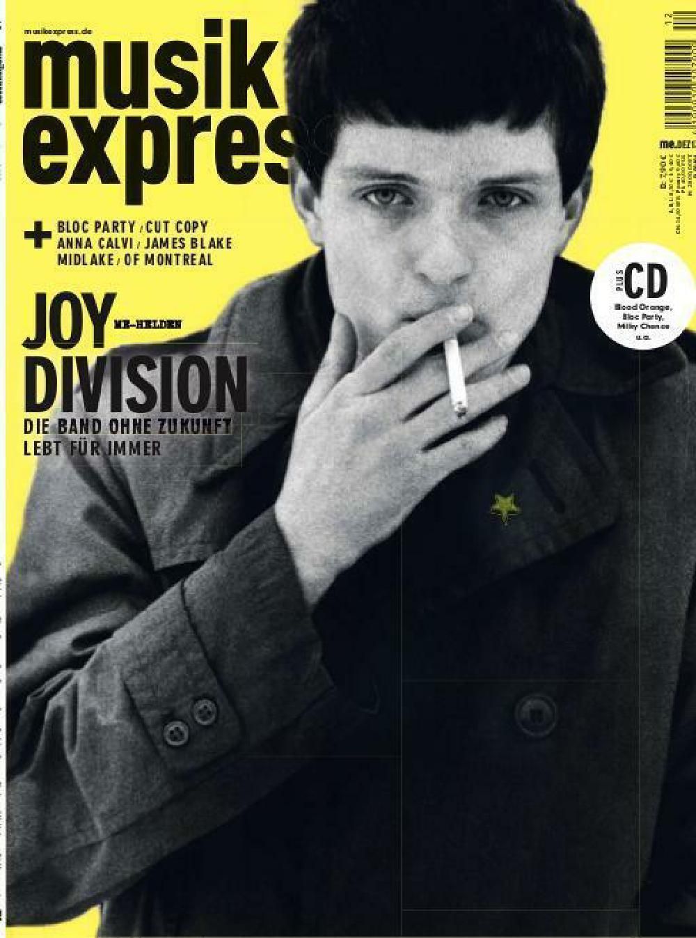 Musikexpress Magazin Deutschland 2013-12 Joy Division Bloc Party James Blake