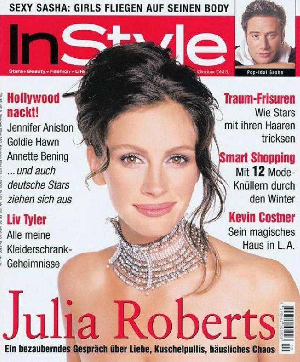 InStyle Magasin Tyskland 1999-10 Julia Roberts Originaludgave