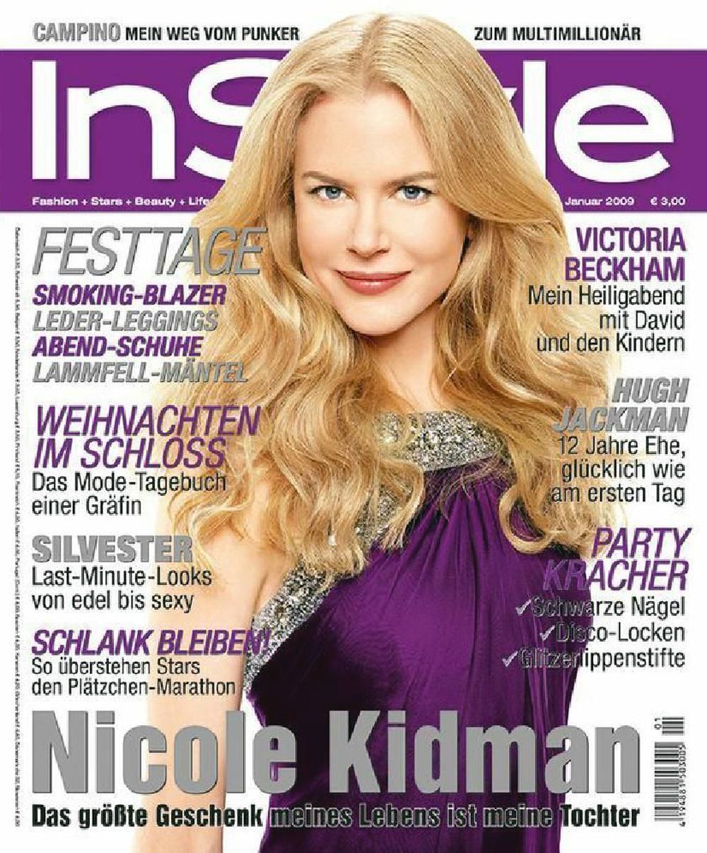 InStyle Magazin Deutschland 2009-01 Nicole Kidman