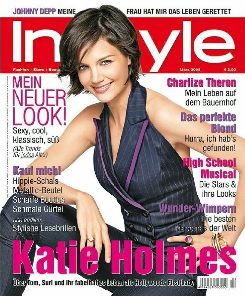 InStyle Tijdschrift Duitsland 2008-03 Katie Holmes Originele uitgave