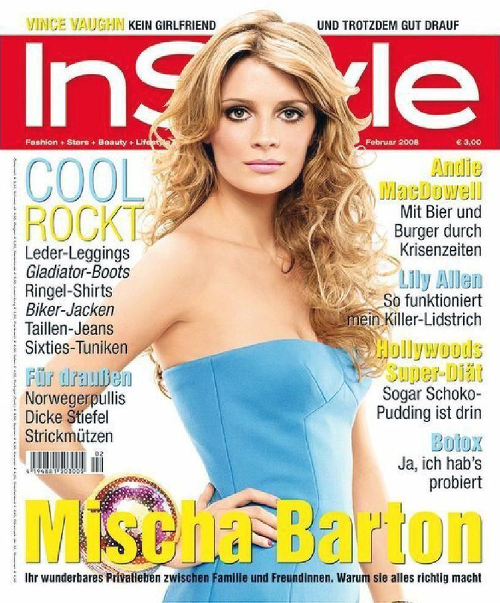InStyle Magasin Tyskland 2008-02 Mischa Barton Originaludgave