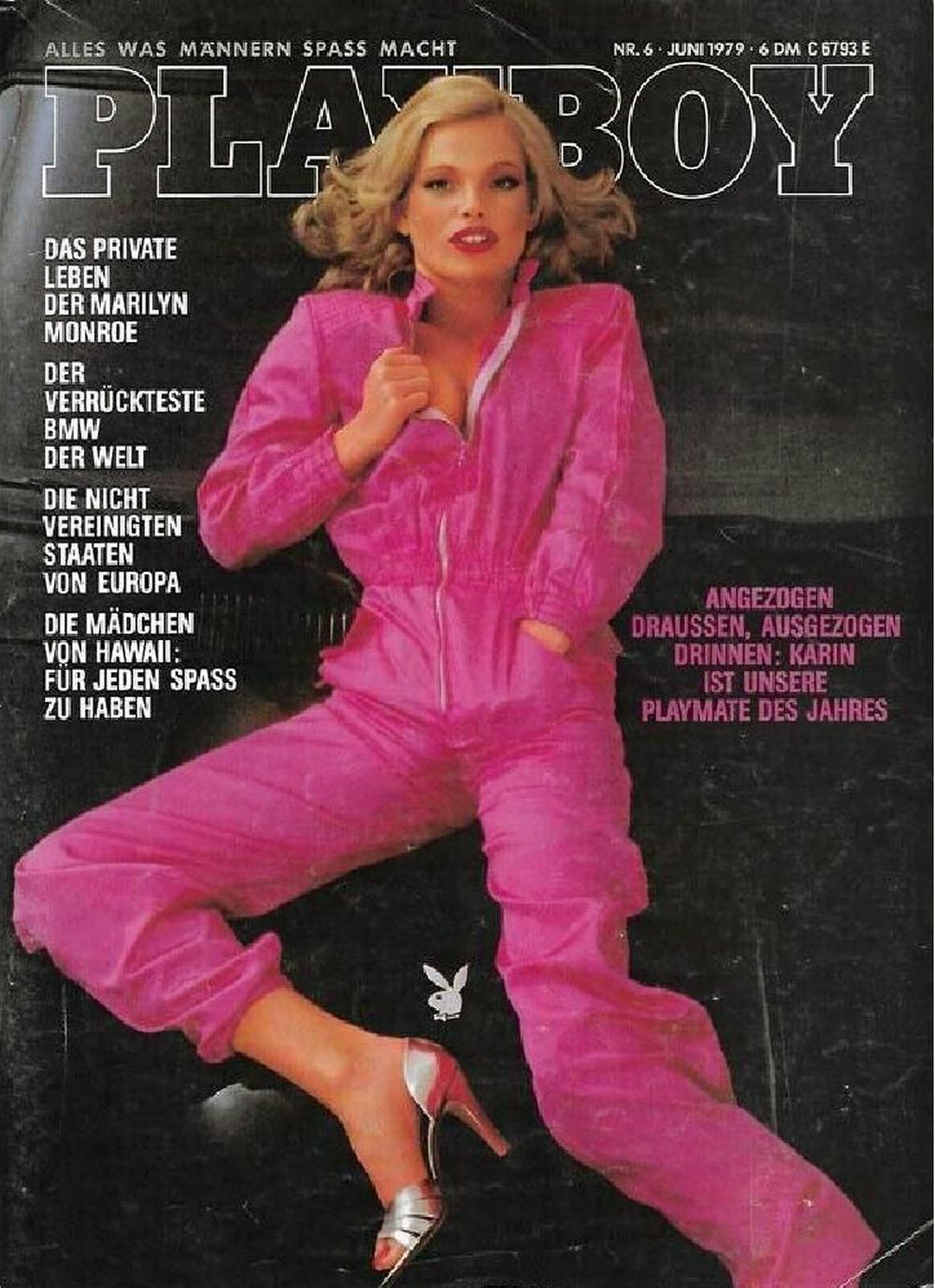 Playboy Magazin Deutschland 1979-06 Karin Wolffram Marilyn Monroe