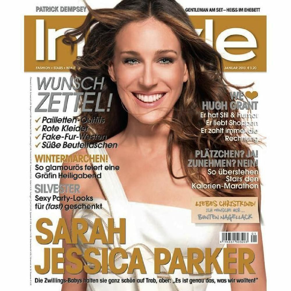 InStyle Magazine Allemagne 2010-01 Sarah Jessica Parker Édition originale