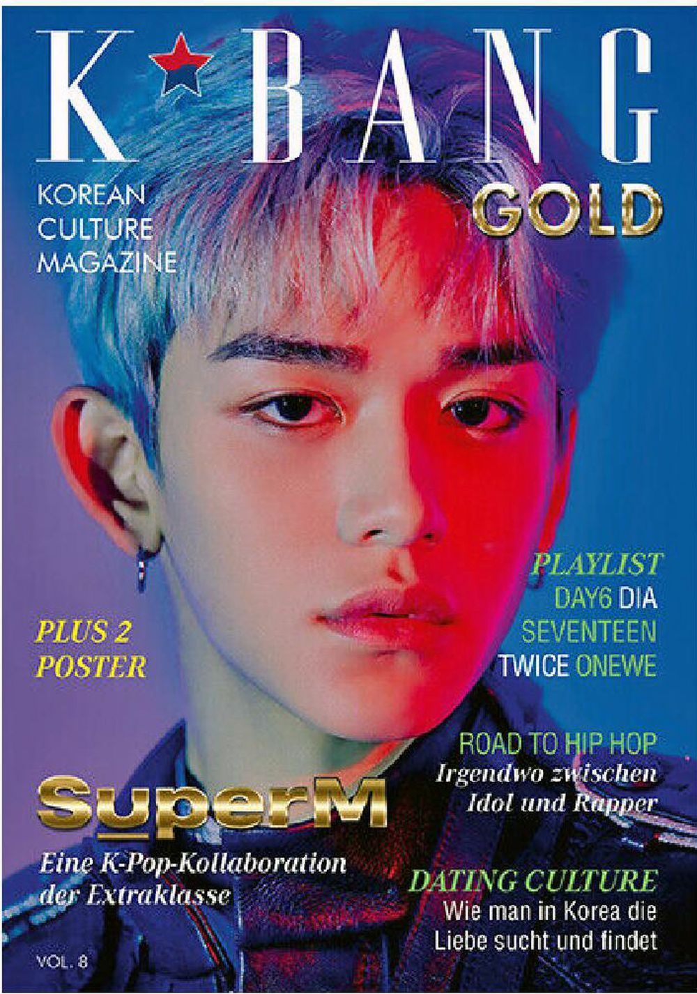 K*Bang Gold Revista Alemanha 2017 #8 SuperM Edição original