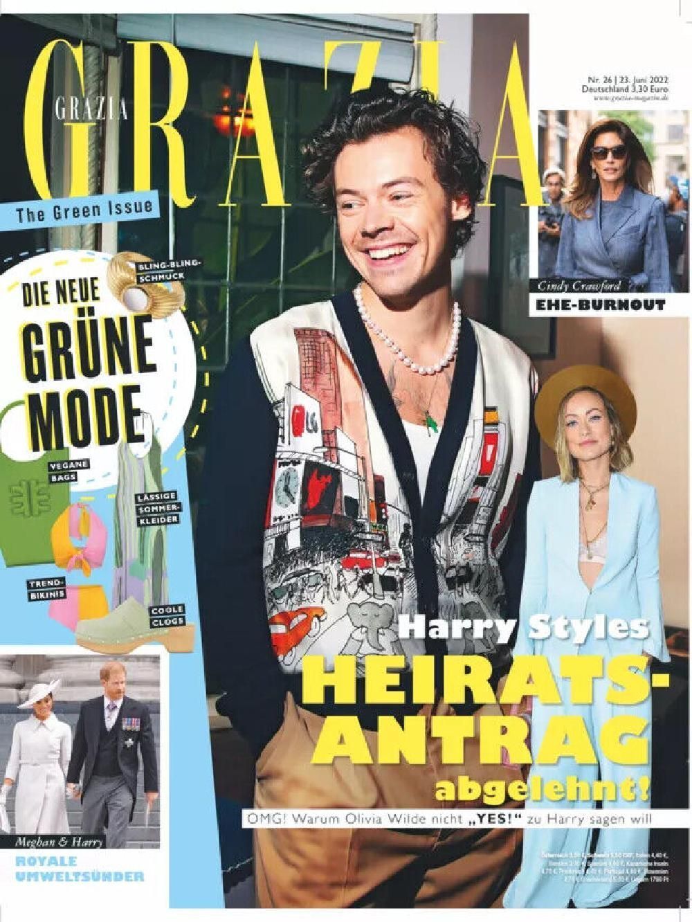 Grazia Magazin Deutschland 2022-26 Harry Styles