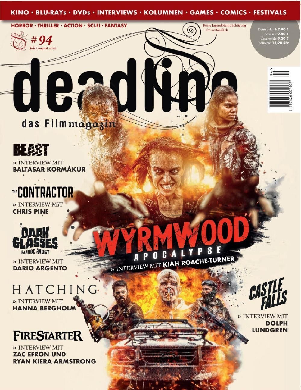 Deadline Magazin Deutschland 2022 #94 Wyrmwood Kiah Roache-Turner