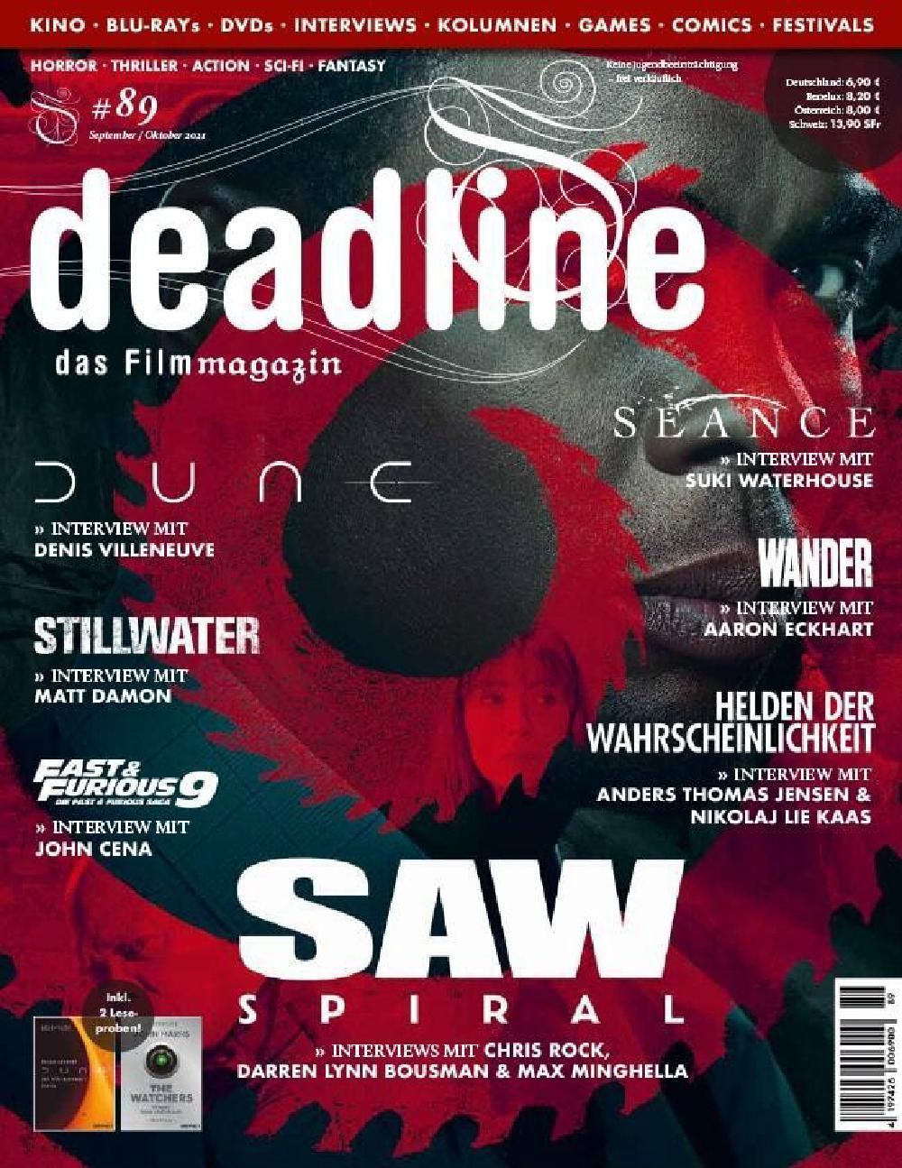 Deadline Magazin Deutschland 2021 #89 Chris Rock Darren Lynn Bousman