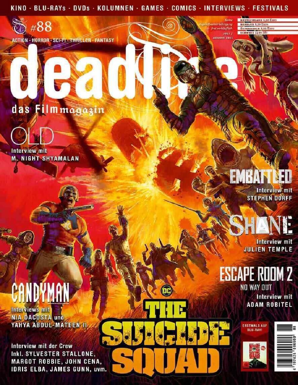 Deadline Magazin Deutschland 2021 #88 The Suicide Squad Margot Robbie Idris Elba