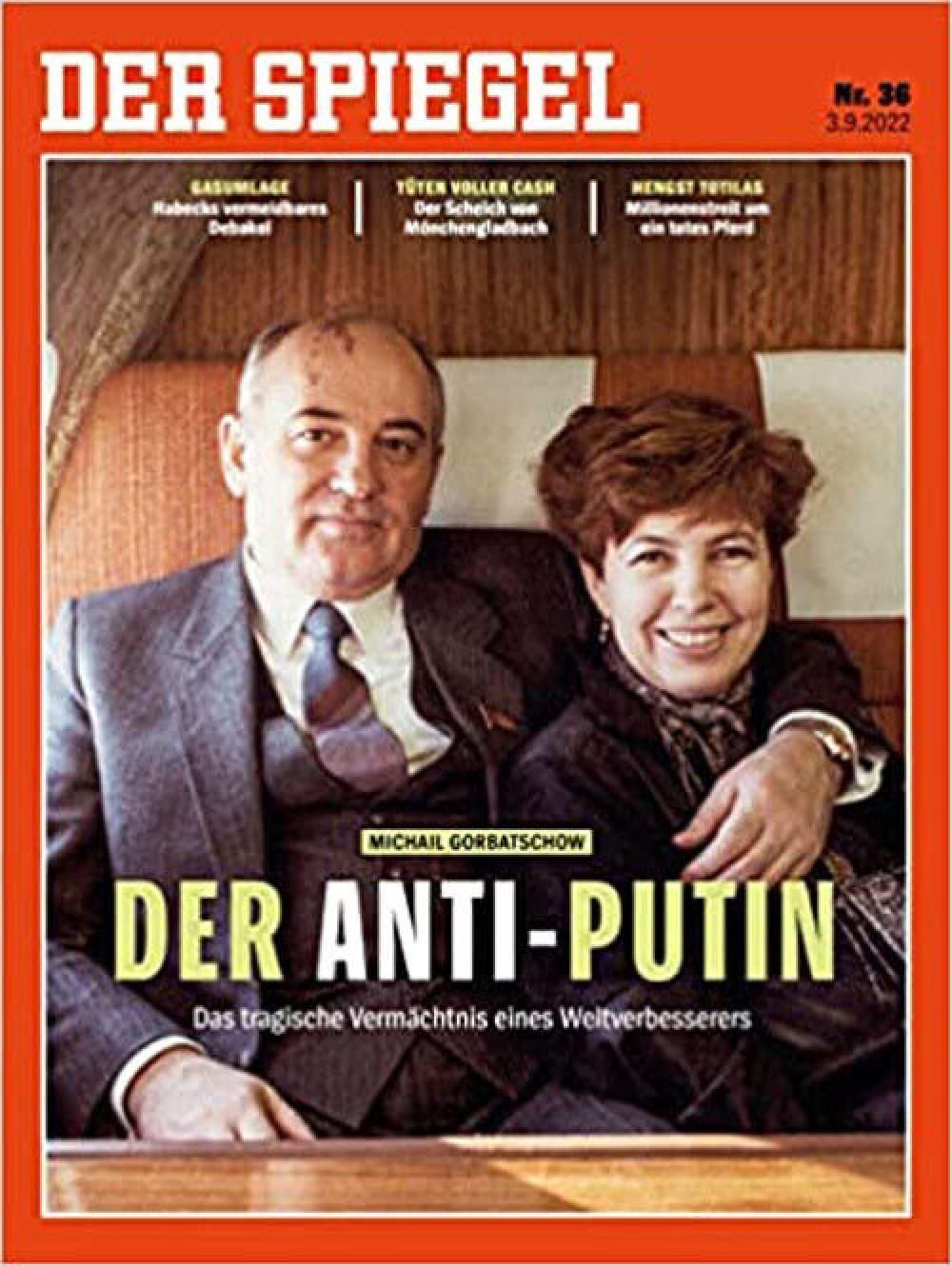 Der Spiegel Revista Alemania 2022-36 Michail Gorbatschow Gorbachev Edición original