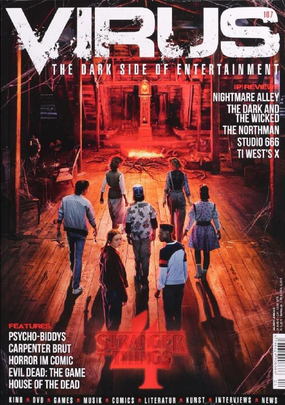 Virus Magazin Deutschland 2022 #107 Stranger Things