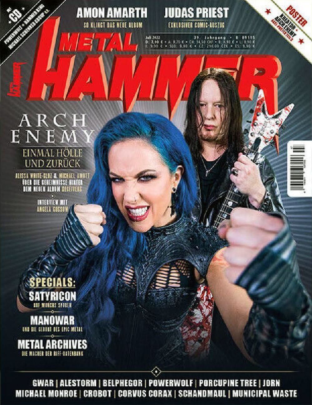 Metal Hammer Magazin Deutschland 2022-07 Arch Enemy