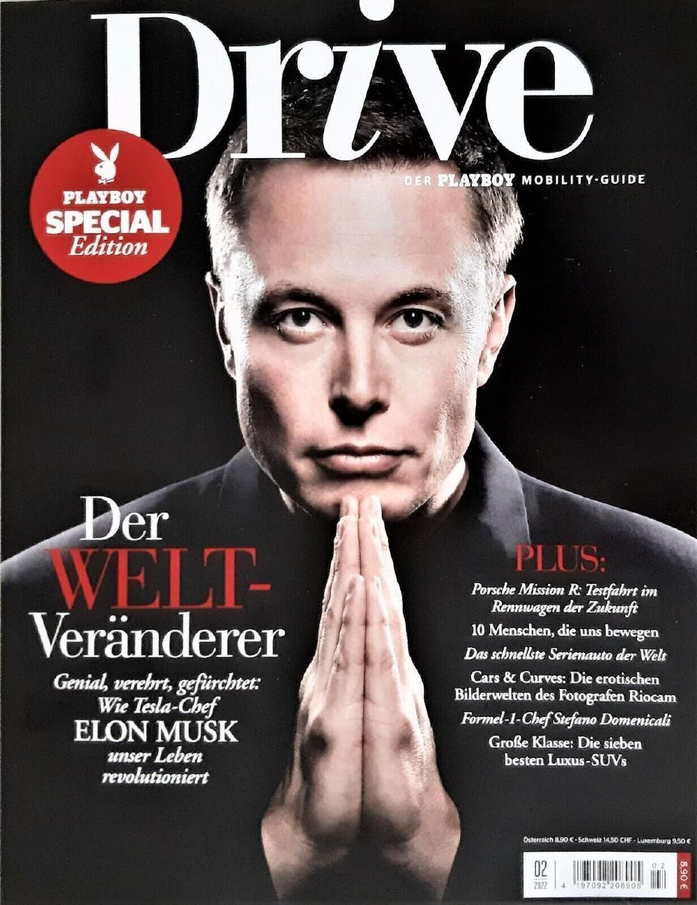 Playboy Spezial Magazin Deutschland 2022 Elon Musk