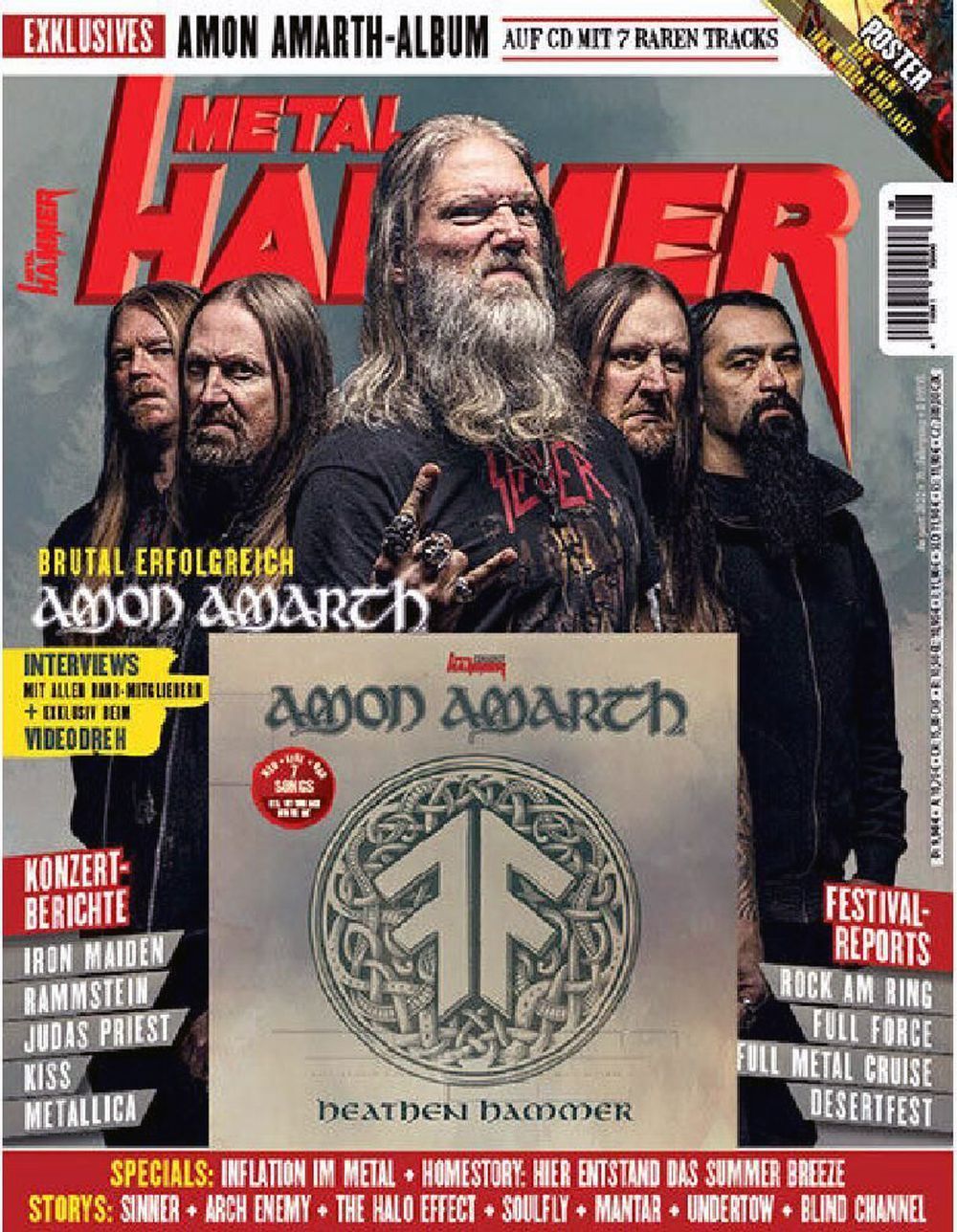 Metal Hammer Magazin Deutschland 2022-08 Amon Amarth + CD