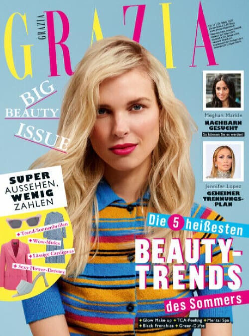 Grazia Magazin Deutschland 2021-13 Meghan Markle Jennifer Lopez