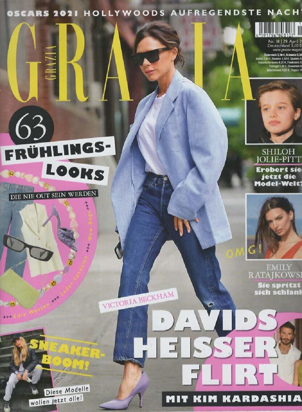 Grazia Magazin Deutschland 2021-18 Victoria Beckham Shiloh Jolie-Pitt