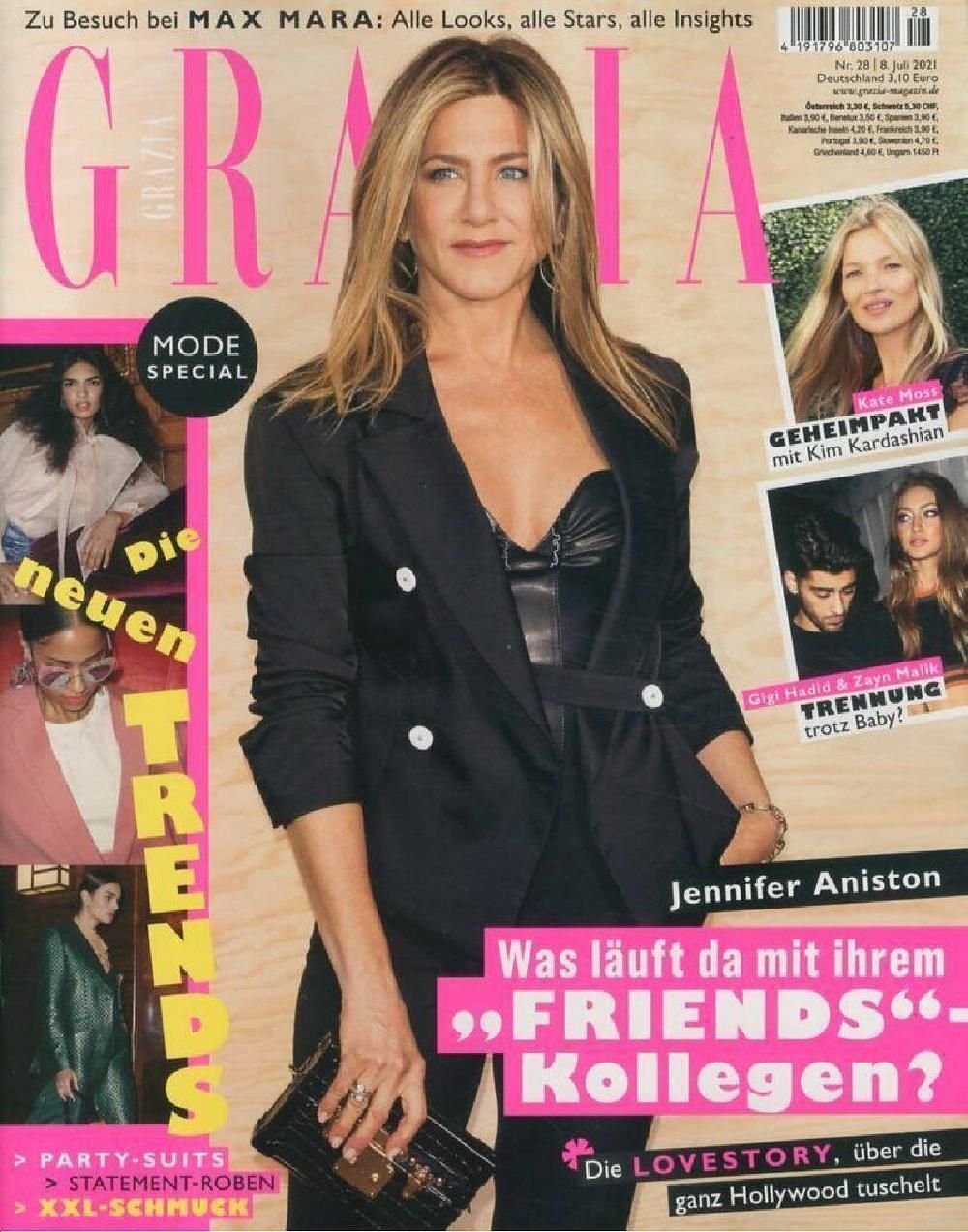 Grazia Magazin Deutschland 2021-28 Jennifer Aniston