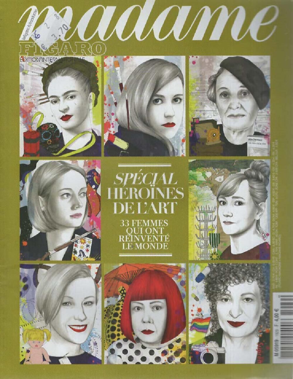 Madame Figaro Magasin Frankrig 2021 #1929 Frida Kahlo Yayoi Kusama Originaludgave