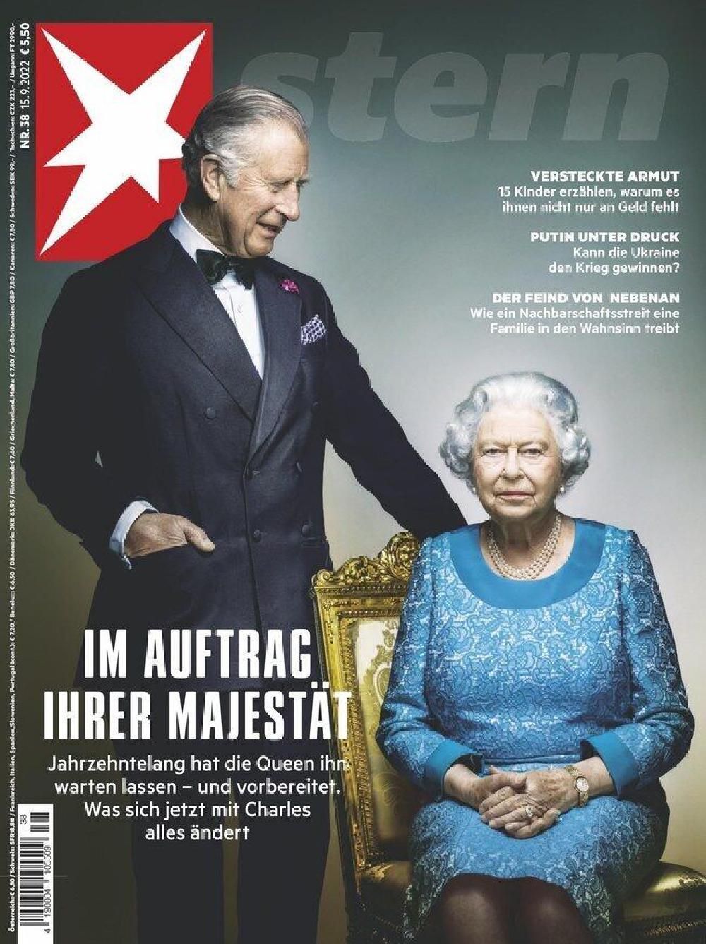 Stern Magazin Deutschland 2022-38 King Charles Queen Elizabeth